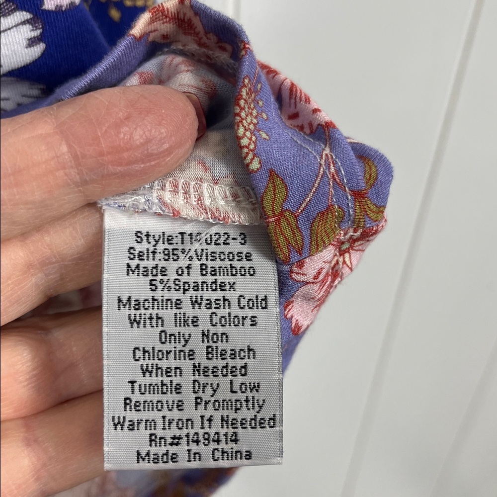 Johnny Was Multicolor Patchwork Tee S Vibrant Col… - image 6